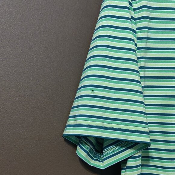 Masters Tech Augusta National Multi Green Stripe Golf Polo Men's SIZE XL - Picture 8 of 8